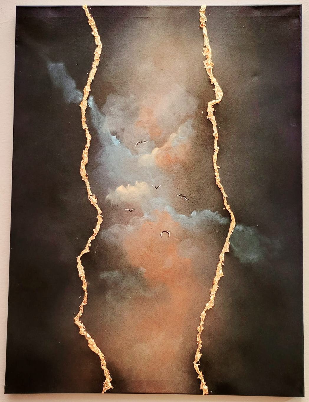 ArteDiAlina.com painting: Between two lightnings